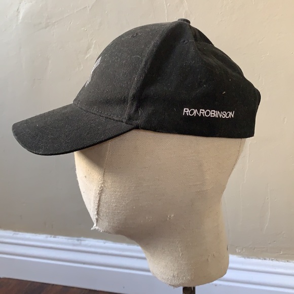 NWOT Ron Robinson Black Baseball Hat - Picture 2 of 3